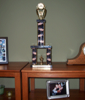 3rd place chicken trophy